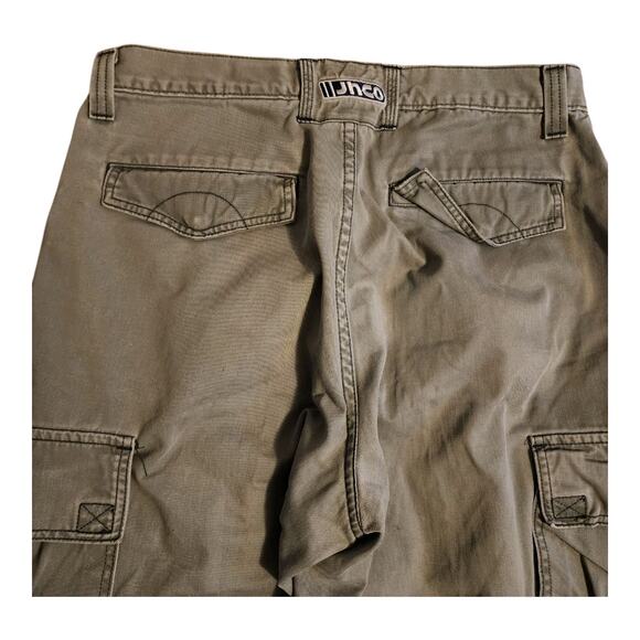 Vintage Jnco Industries Jeans Army Twill Cargo Pants Skater Grunge Olive 34x30 - Picture 6 of 15